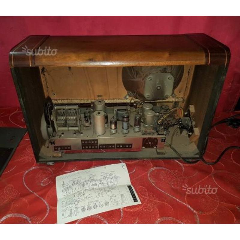 Antica Radio a valvole Siemens Qualitätssuper 50'