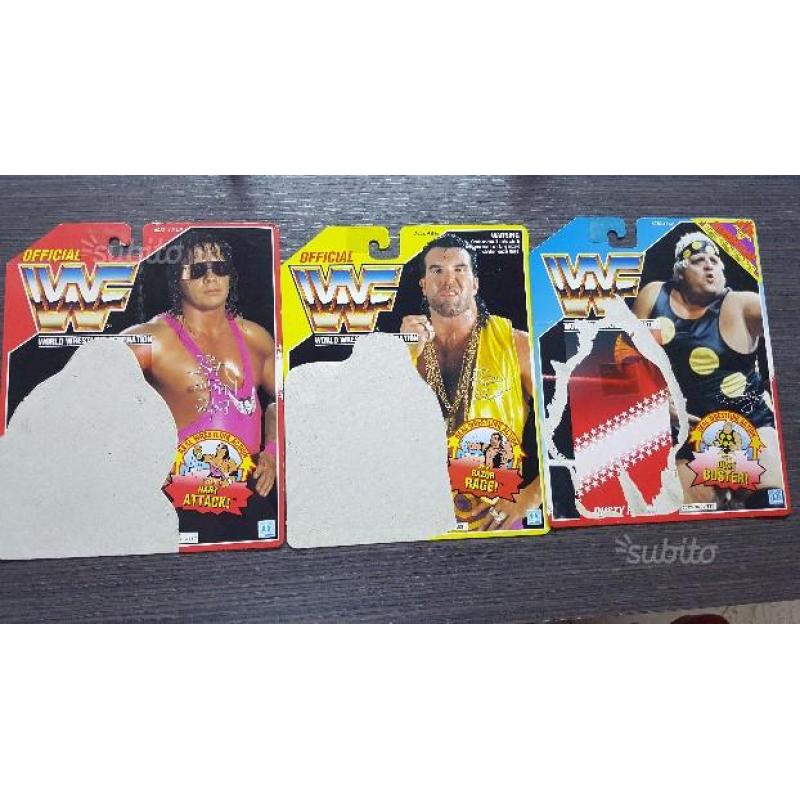 Lotto personaggi wwf originali Hasbro wrestling